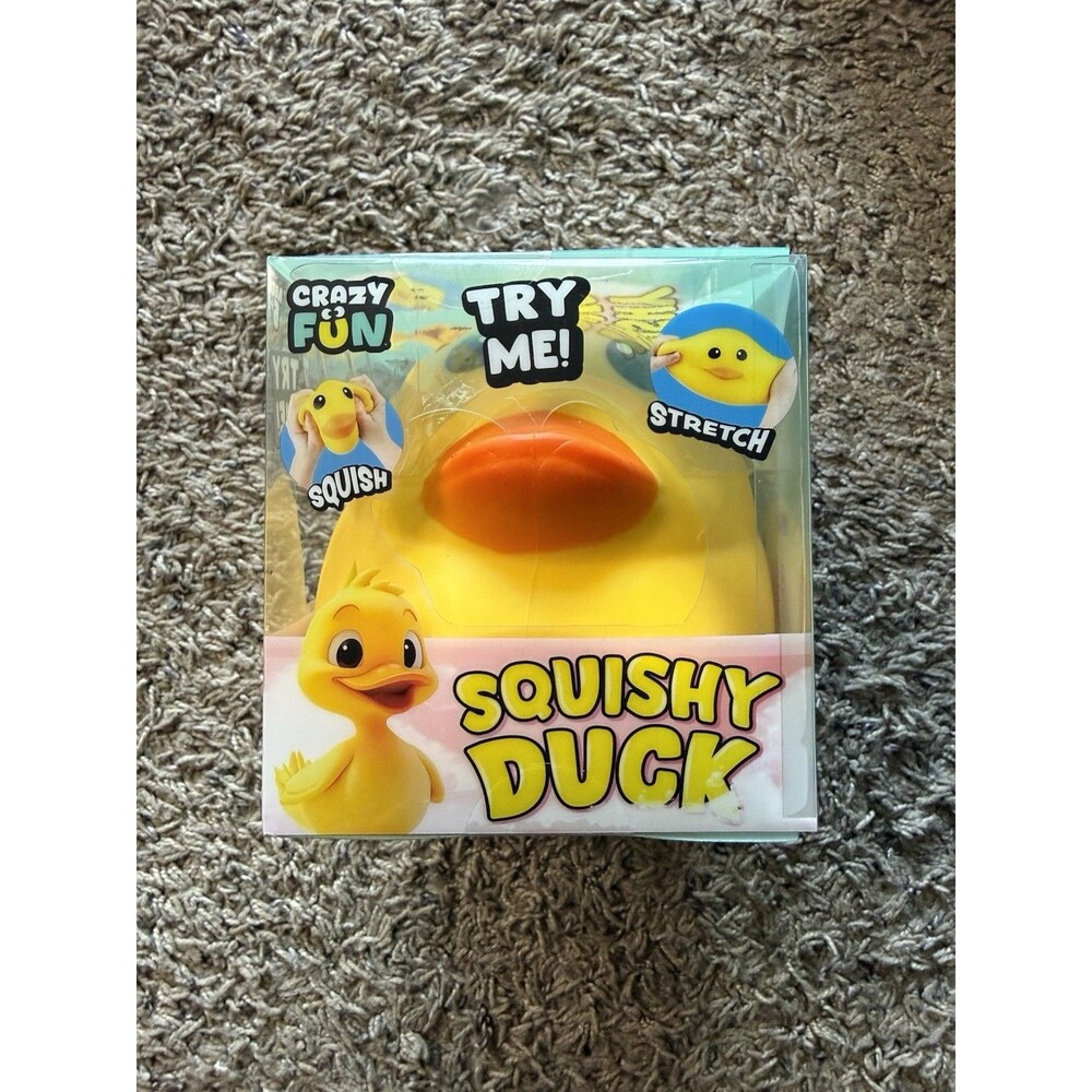 RMS Crazy Fun Duck Squishy Squeeze Toy JUMBO Yellow (VIRAL)  1 per order